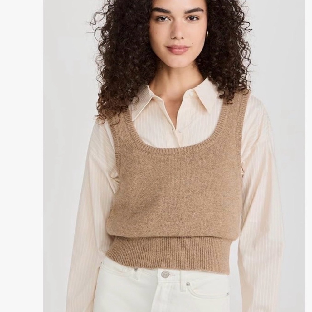 Astr The Label Guinevere Layered Sweater Vest Top 🤎 - Picture 2 of 8